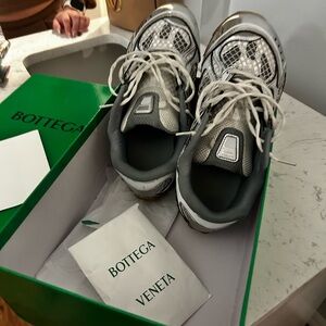 Bottega Veneta Silver Orbit Sneakers